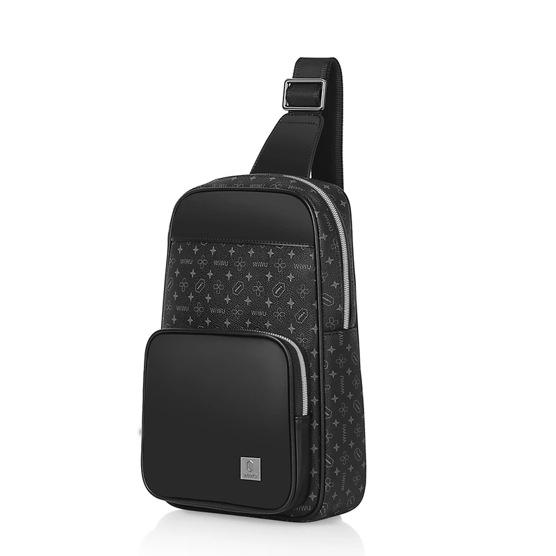 Сумка WIWU Master Fingerprint Lock Crossbody Bag Black — WIWU