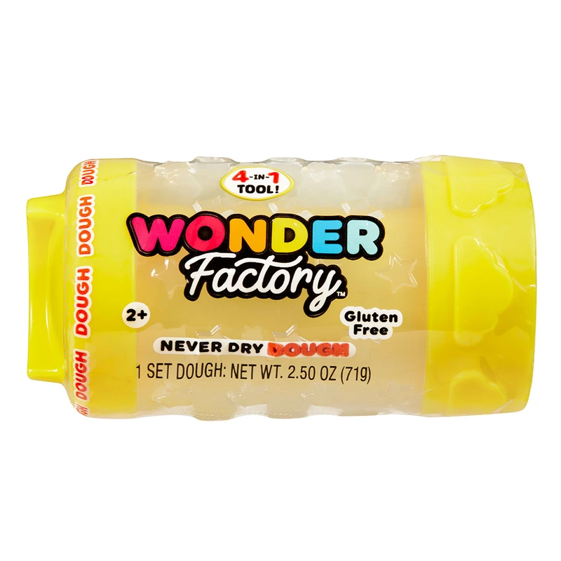 Маса для ліплення, що не засихає, WONDER FACTORY – СВІТ КОЛЬОРУ ТА ФОРМИ (в асорт., в дисп.)