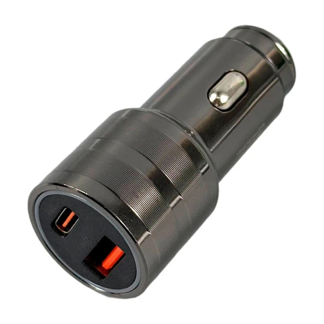 Автомобільний зарядний пристрій WUW C279 PD30W+25W Black
