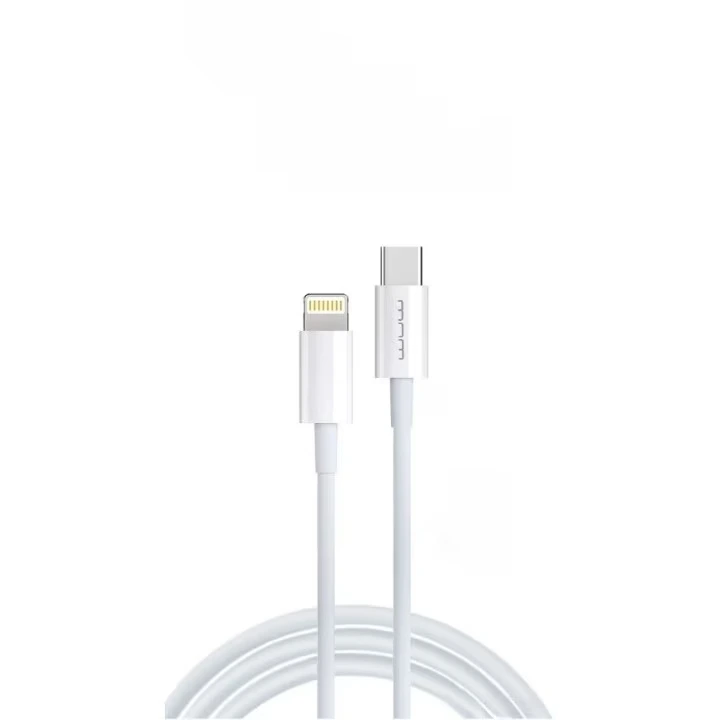 Кабель WUW-X181 Type-C to Lightning PD 20W white — WUW