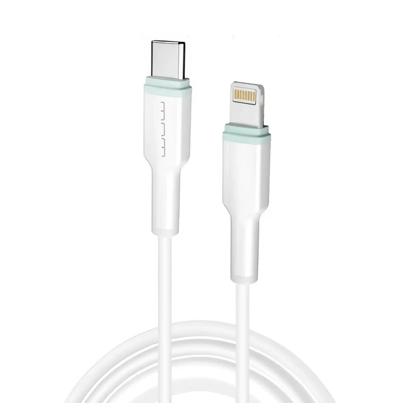 Кабель WUW-X206 Type-C to Lightning PD20W 1m white — WUW