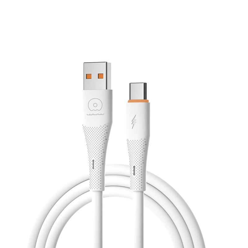 Кабель WUW-X224/TPC USB Type-C 2,4А white — WUW
