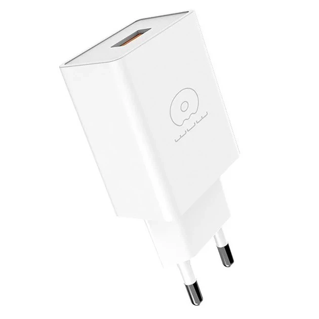 Мережевий зарядний пристрій WUW-C186 Single USB charger