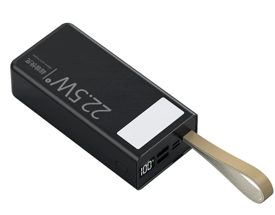 Зовнішній акумулятор WUW TUGII-Y54 （PD22.5W quick charge) 40000mAh Black — WUW