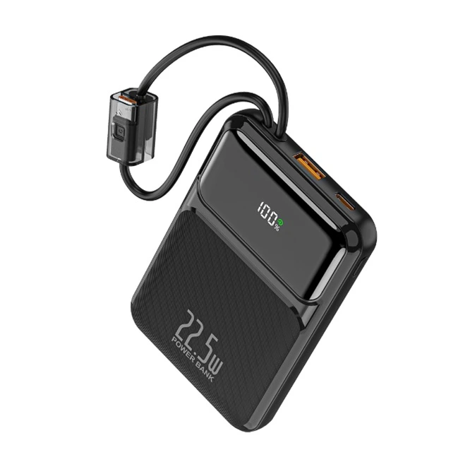 Зовнішній акумулятор WUW Y158 （PD22.5W quick charge) 10000mAh Black — WUW