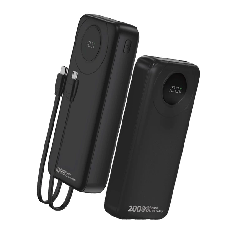 Зовнішній акумулятор WUW Y202 （PD22.5W quick charge) 20000mAh Black — WUW