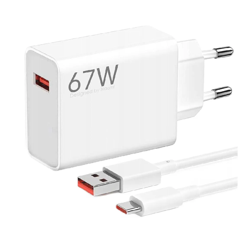 Мережевий зарядний пристрій Xiaomi 67W HyperCharge Combo (Type-A) EU — Xiaomi