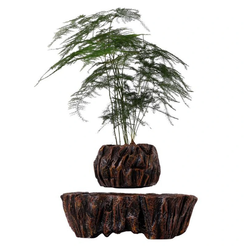 Магнітний левітаційний горщик для рослин HCNT Magnetic Levitating Pot M5B-PW Brown — Xiaomi