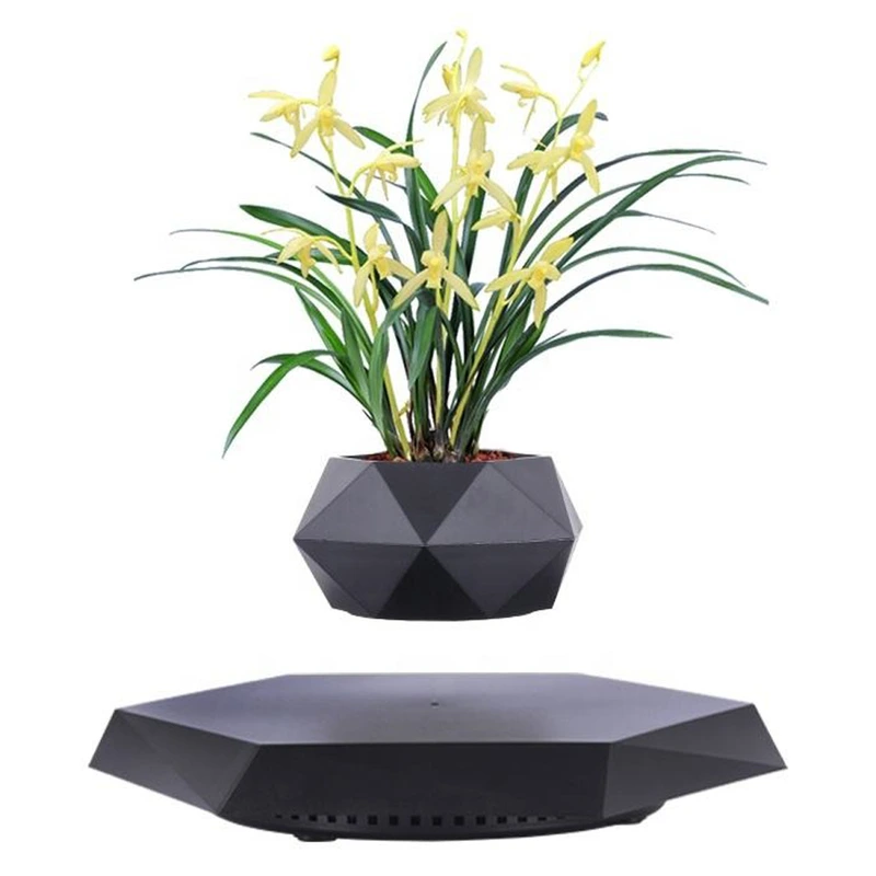 Магнітний левітаційний горщик для рослин HCNT Magnetic Levitating Pot M10-PZ1 Black — Xiaomi