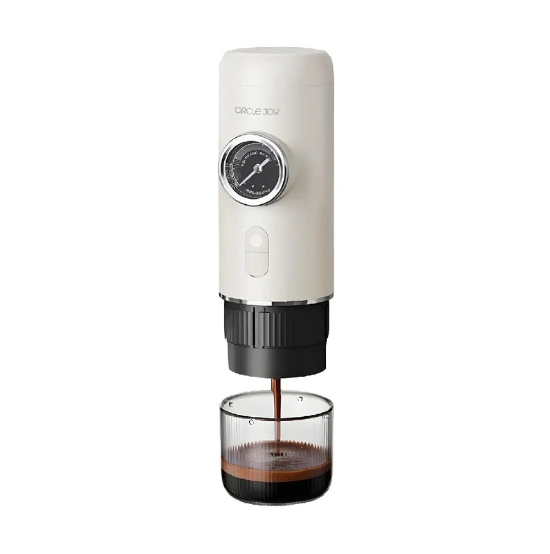 Портативна кавоварка з манометром Xiaomi Circle Joy LeCui Portable Italian Electric Coffee Machine, White