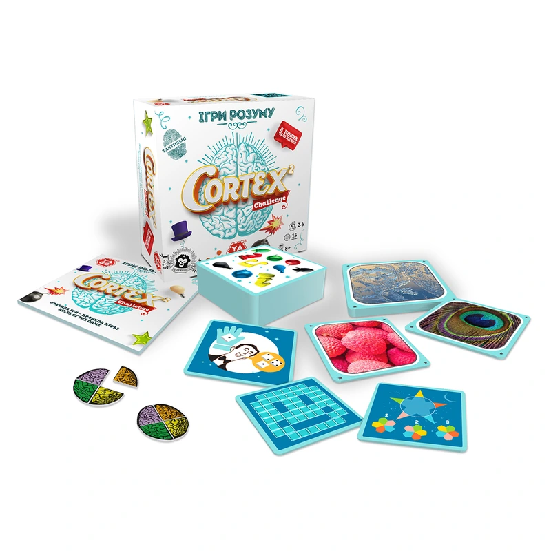 Карткова гра "Cortex 2 Challenge" YaGo 101012918, 90 карток, 24 фішки — YaGo