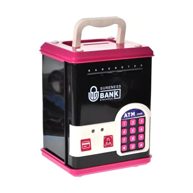 Дитяча скарбничка-сейф WF-3015H(Pink) музика, світло, пароль, імітація відбитка — YG Toys