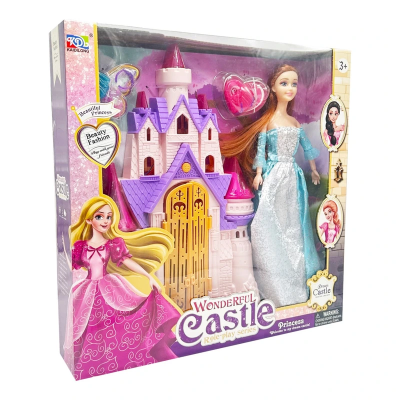 Ігровий набір з лялькою "Замок принцеси" KDL-57 звукові та світлові ефекти — YG Toys