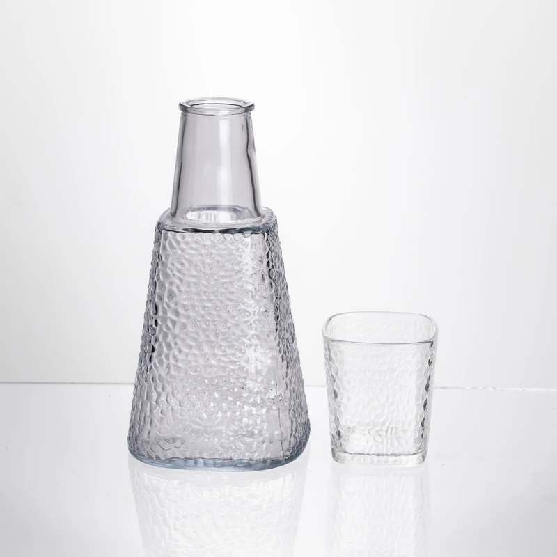 Глечик 1 літр зі склянкою 1 шт по 200 мл Прозорий HP-19-PYF-3