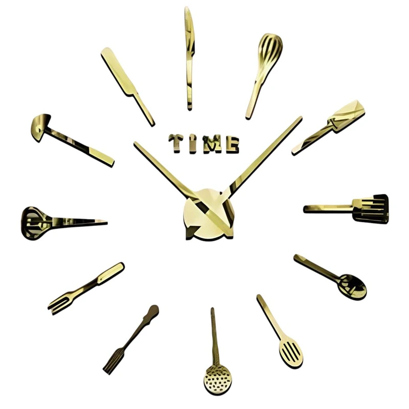 Годинник настінний діаметр 10 см круглий годинник на кухню HP-3Y-5 — Yiwu