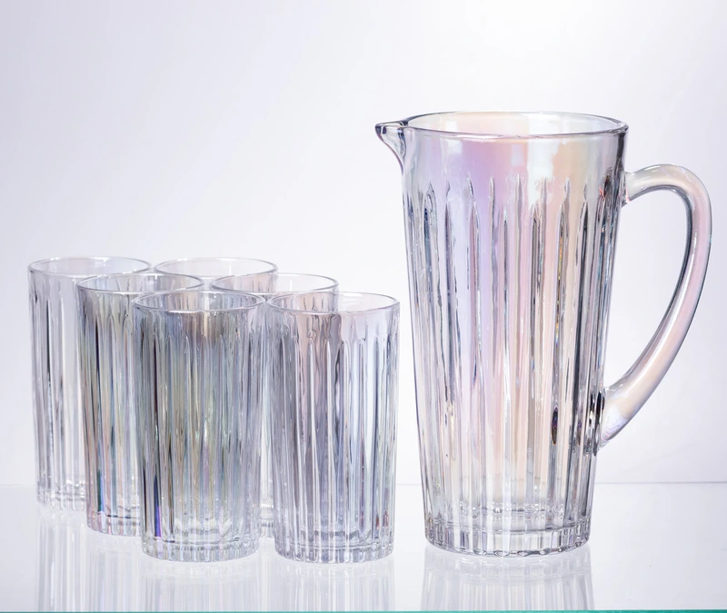 Глечик 1,2 літра зі склянками 6 штук по 320 (мл) HP-19-9