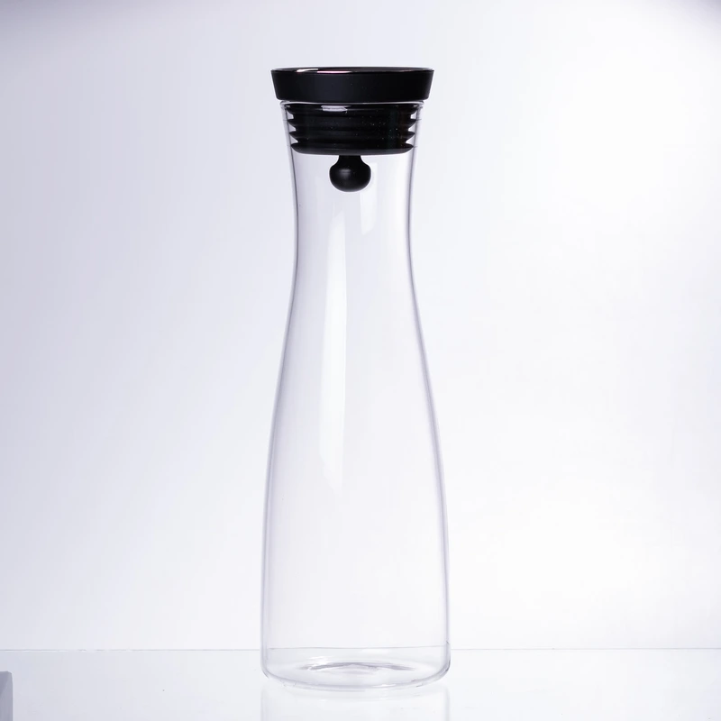 Скляний графин з кришкою 1.2 (л) для води, соку, лимонаду HP-19-43 — Yiwu