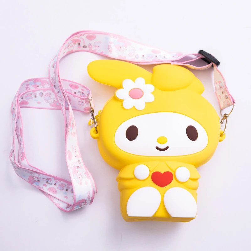 Дитяча силіконова сумочка-гаманець з поп-іт 15*10*3 см Жовтий HP-55-8Y — Yiwu