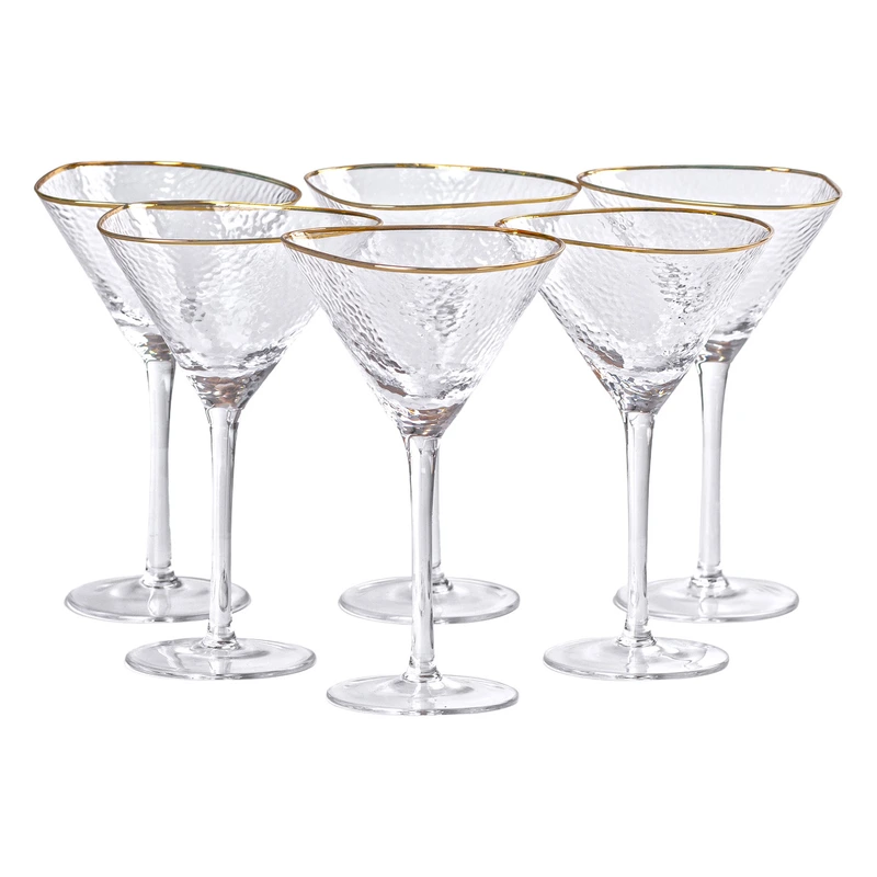 Набір із шести бокалів для мартіні об'ємом 200 мл HP-16-24 — Yiwu