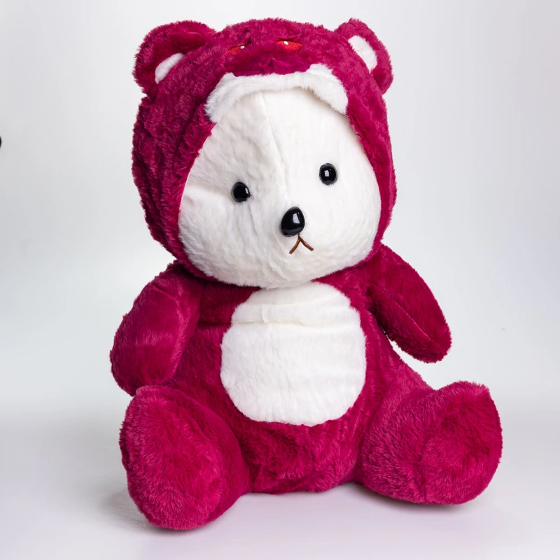 М'яка іграшка-плед, подушка 3 в 1 Ведмедик Тедді в костюмі Лотсо плед в іграшці 40×35×15 (см) дитячий плед іграшка 520-2R