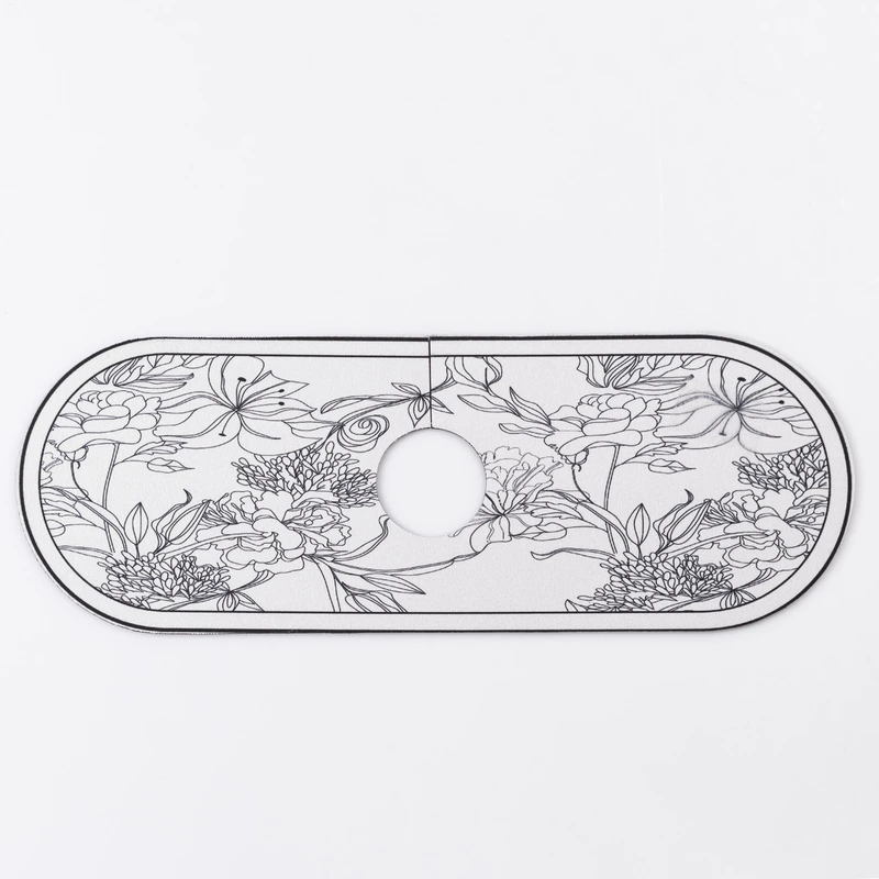 Вологовбираючий килимок для раковини під кран із поліестеру 37,5*13 см HP-42-12W