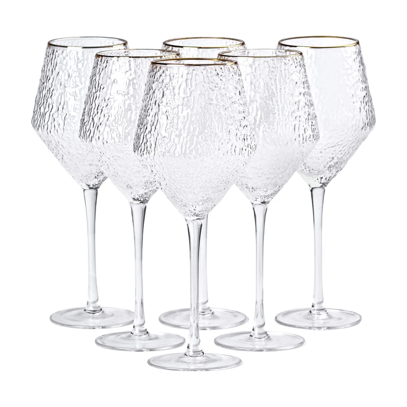 Набір келихів з тонкою ніжкою 6 штук по 600 мл HP-16-1 — Yiwu