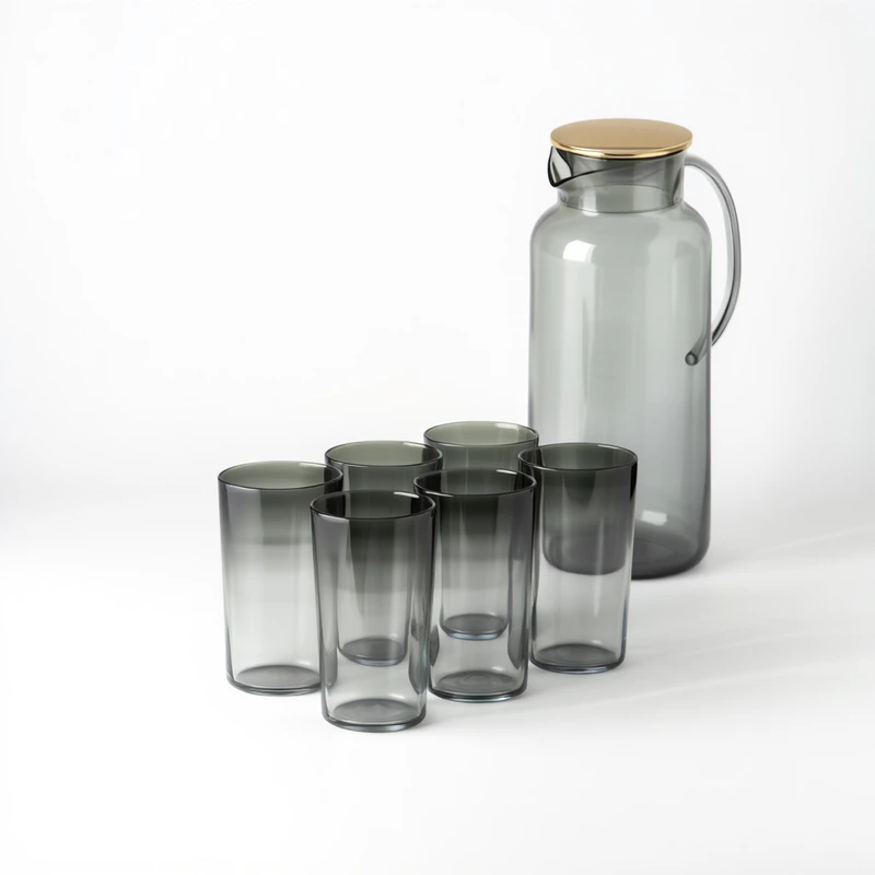 Глечик для напоїв в комплекті зі склянками 7 предметів HP-19-FX7 — Yiwu