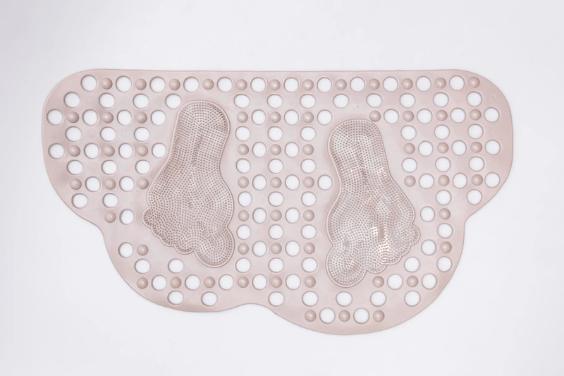 Килимок для душового піддону протиковзкий 70*40 см, бежевий HP-47-8BE — Yiwu