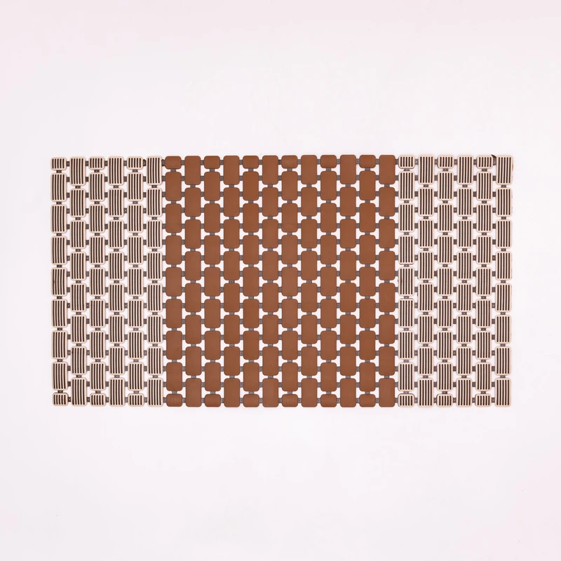 Килимок для ванної туалету душу із полівінілхлориду на присосках 73×40 см HP-42-7BR — Yiwu