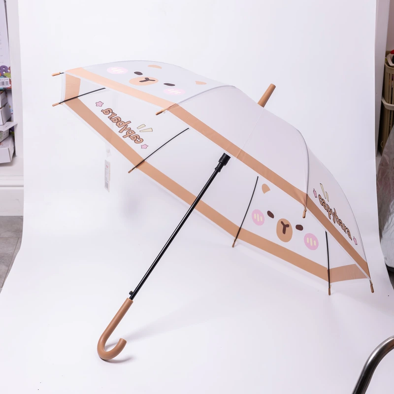 Класична парасолька-тростина напівавтомат з поліестеру 8 спиць діаметр 92 см HP-23-10 — Yiwu