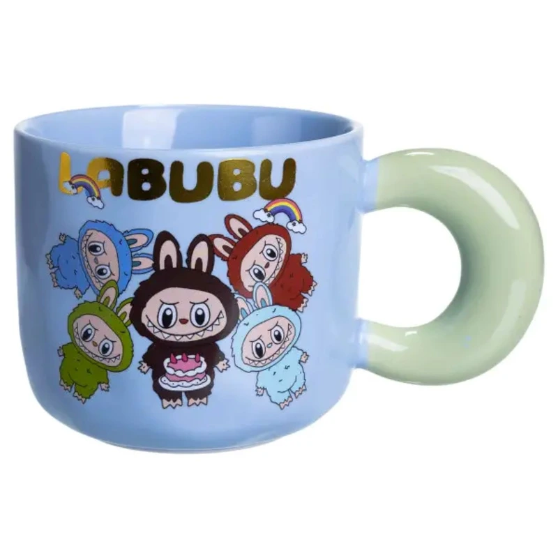 Чашка порцелянова Labubu Bring Joy 400 (мл) подарункова кружка прикольна чашка для дітей на подарунок FM-22C — Yiwu