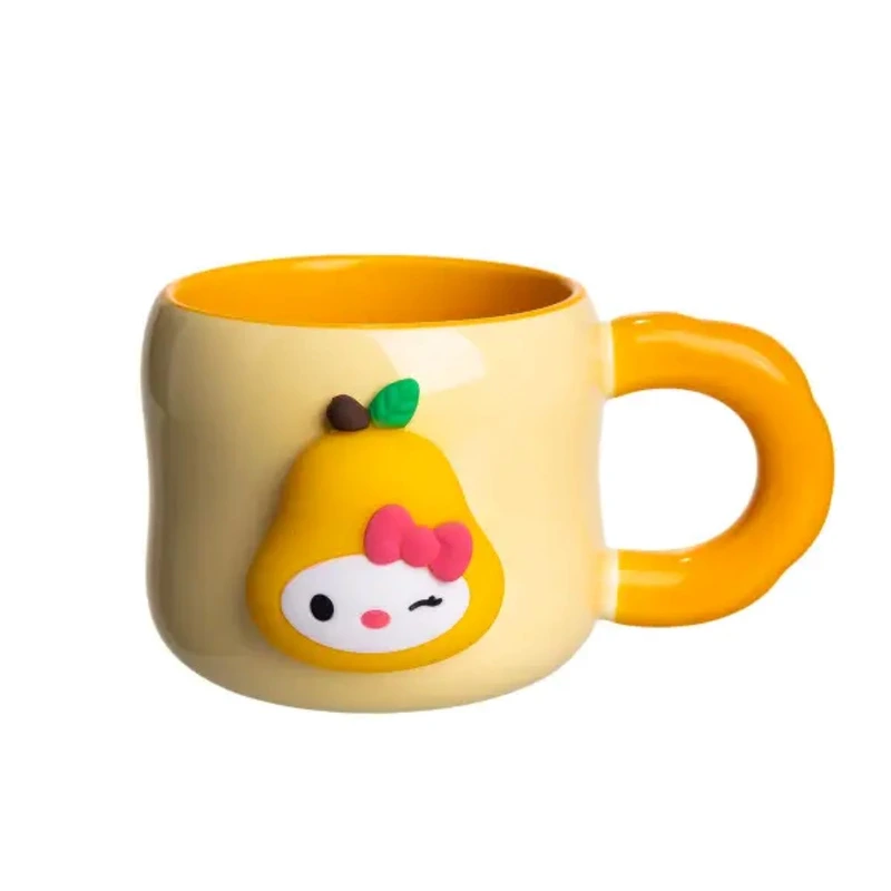 Чашка порцелянова з магнітом Sanrio 400 (мл) подарункова кружка прикольна чашка для дітей на подарунок Бежевий FM-37A — Yiwu