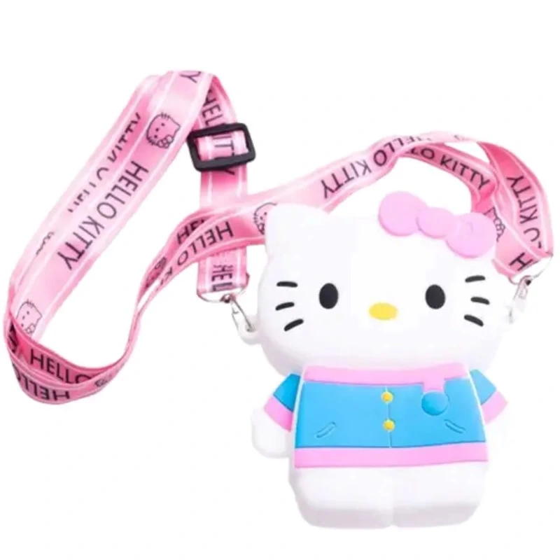Дитяча силіконова сумочка Hello Kitty 13*10*3 см Білий HP-55-1W — Yiwu