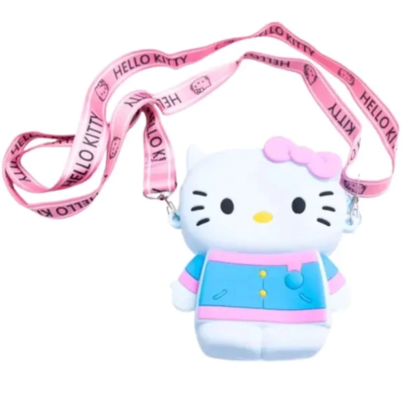 Дитяча силіконова сумочка Hello Kitty 13*10*3 см HP-55-1BL — Yiwu