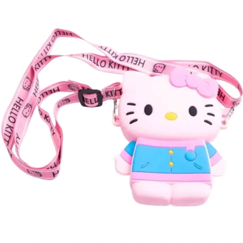 Дитяча силіконова сумочка Hello Kitty 13*10*3 см Рожева HP-55-1P — Yiwu