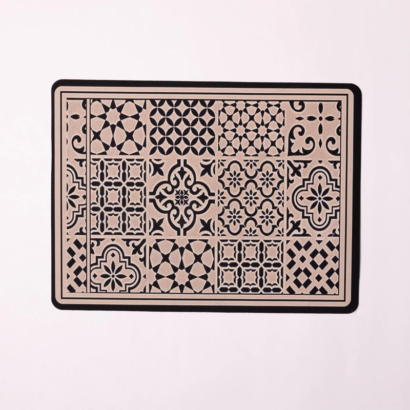 Килимок діатомітовий для сушіння посуду Mediterranean 40*30 см Yiwu HP-42-194 — Yiwu
