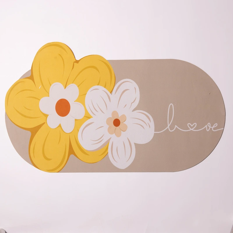 Килимок діатомітовий універсальний Love 75*45 см, какао Yiwu HP-42-187 — Yiwu