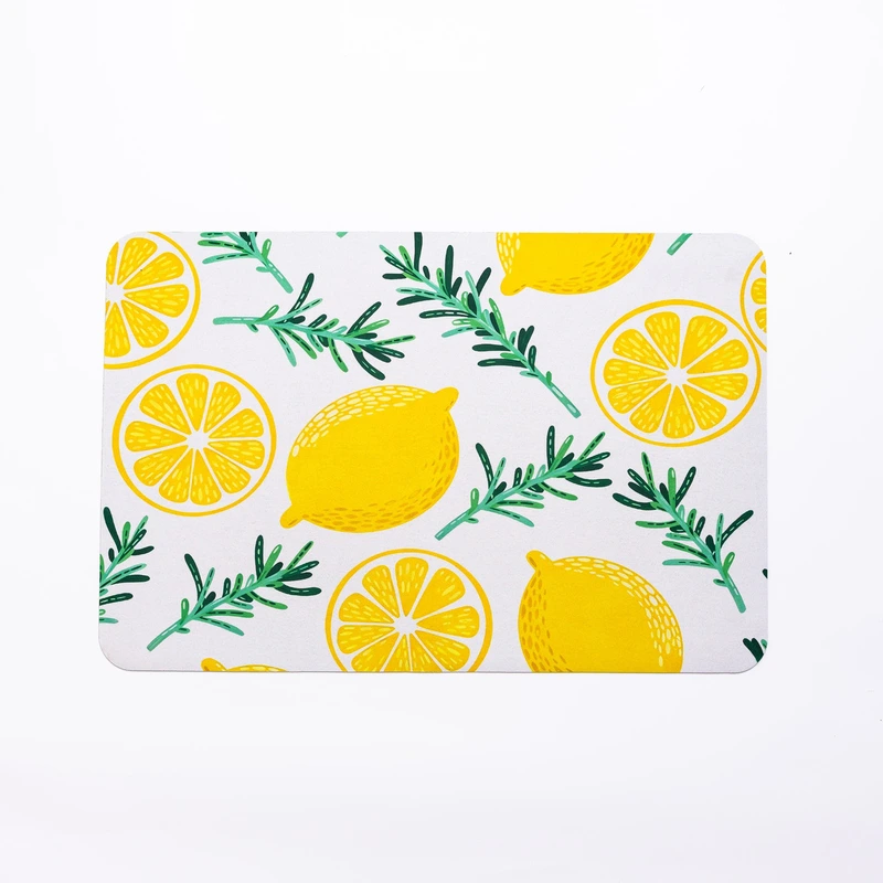 Килимок універсальний діатомітовий Lemony 58*38 см прямокутний Yiwu HP-42-214 — Yiwu