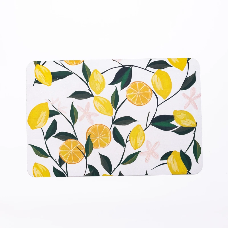 Килимок універсальний діатомітовий Limoncello 58*38 см прямокутний Yiwu HP-42-213