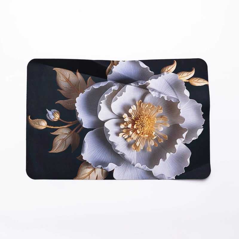 Килимок з 3D-принтом Camellia 58*38 см діатомітовий Yiwu HP-42-104