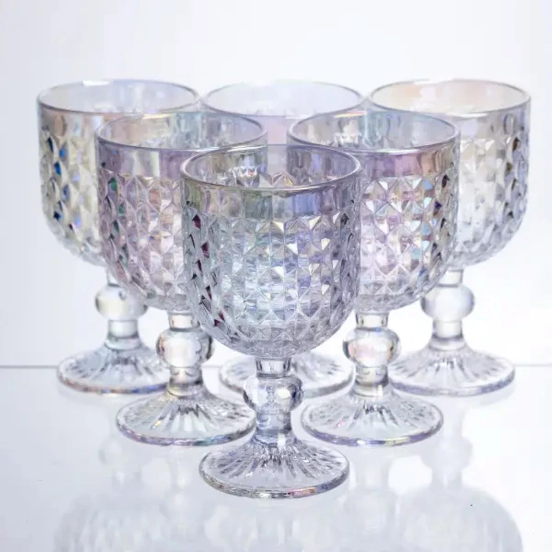 Набір келихів для вина 6 штук по 220 мл rainbow HP-19-254