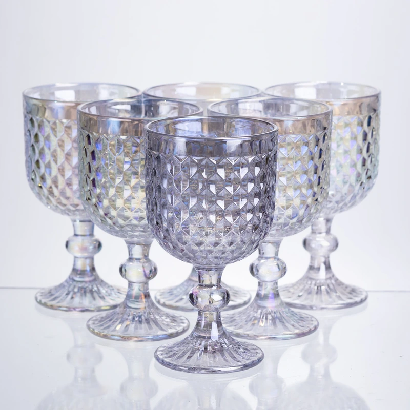 Набір келихів для вина 6 штук по 300 мл rainbow HP-19-253 — Yiwu