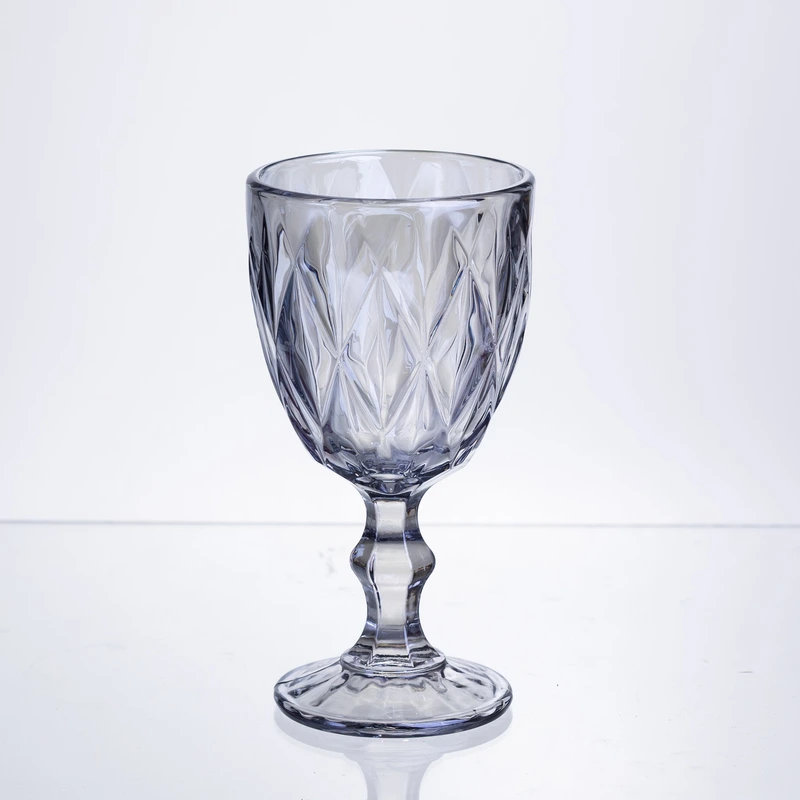 Набір келихів столових Diamond Blue 6 штук по 300 мл HP-19-275 прозорий келих для шампанського коктейлів — Yiwu