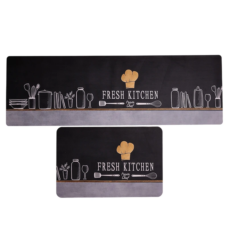 Набір килимків діатомітових для кухні Fresh Kitchen 58*38 см/118*38 см Yiwu HP-42-206 — Yiwu