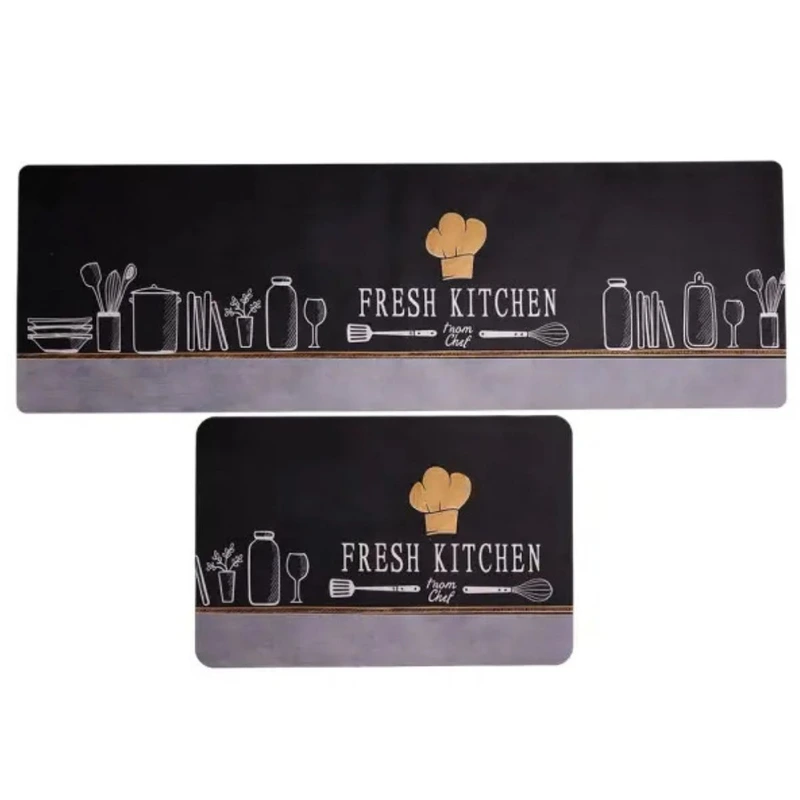 Набір килимків діатомітових для кухні Fresh Kitchen 58*38 см/118*38 см Yiwu HP-42-206 — Yiwu