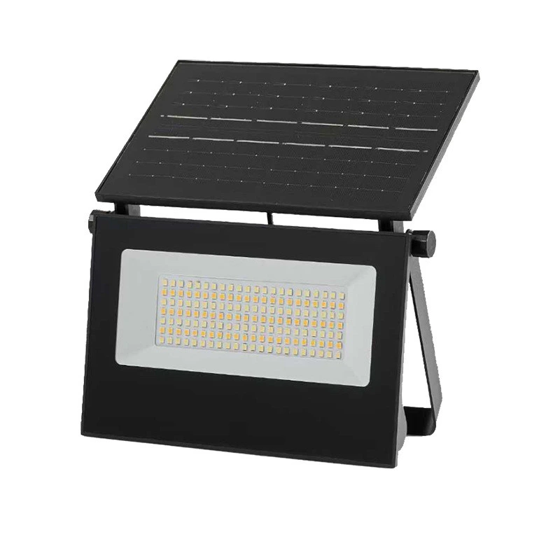 Вуличний LED ліхтар на сонячних батареях 12x3.2x8.5 см прожектор світлодіодний вуличний 80 LED 100 Вт із сонячною панеллю HP-5-57 — Yiwu