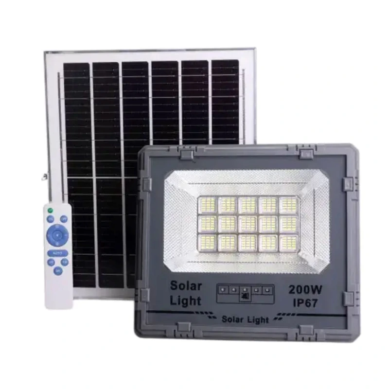 Вуличний LED ліхтар на сонячних батареях 225 LED 200 Вт HP-5-61 — Yiwu