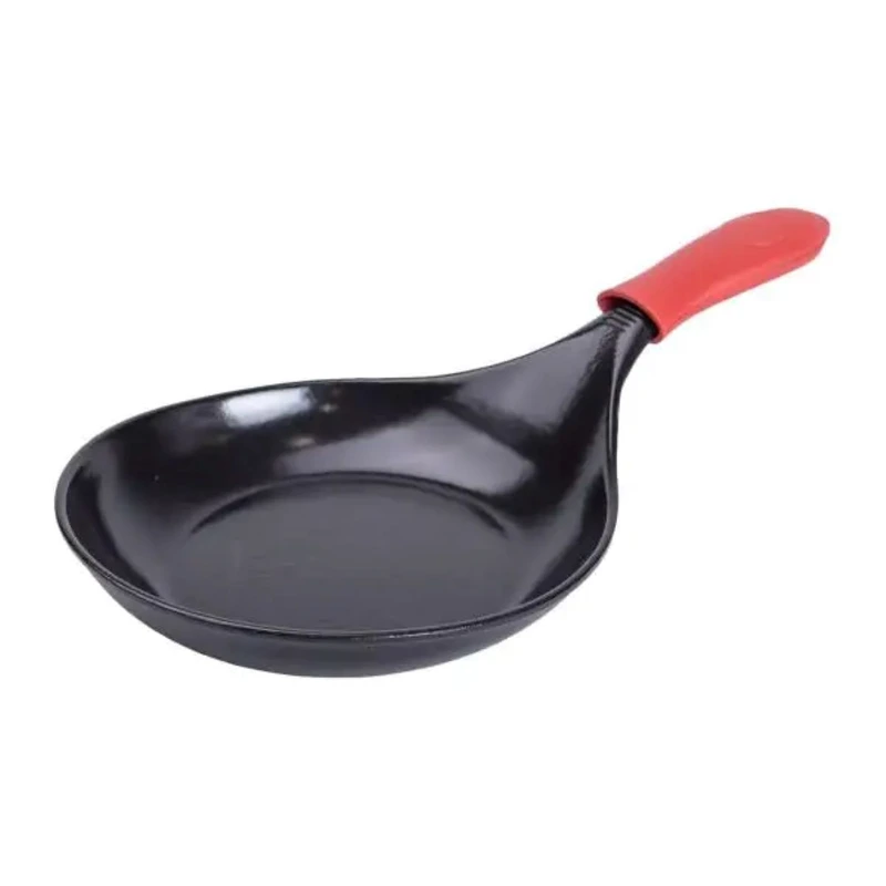 Чавунна сковорода з силіконовою ручкою Ø21 см для електричної та газової плити 0,5 л HP-1-12 — Yongkang Jiaqi