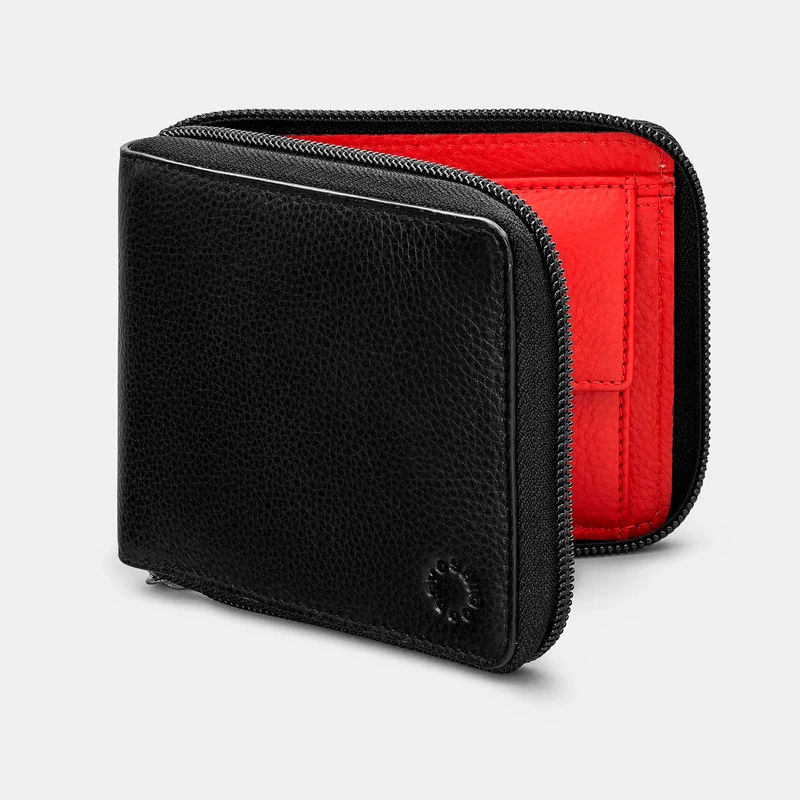 Гаманець чоловічий Yoshi Y2046 17 19 (Black/Red)