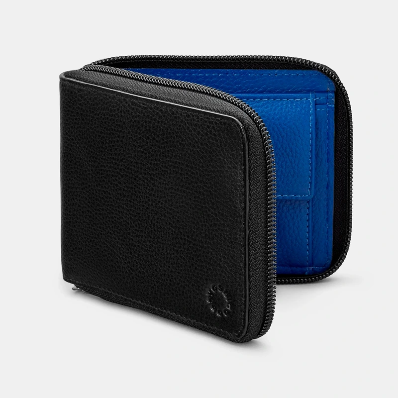 Гаманець чоловічий Yoshi Y2046 17 29 (Black/Blue)